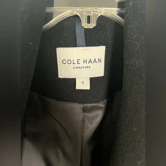 Cole Haan Women’s Wool Wrap Coat - Picture 7 of 13
